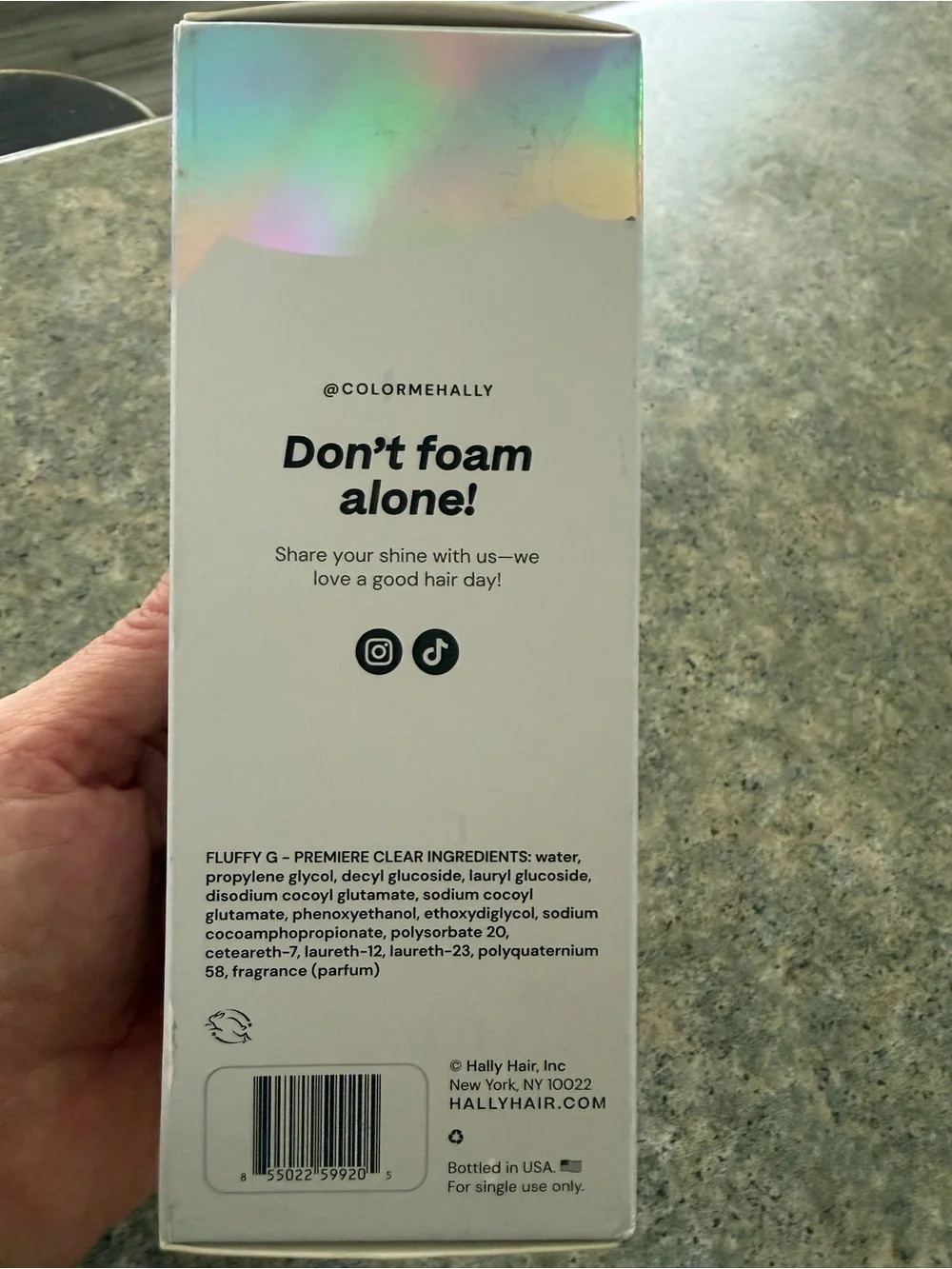 Hally Foamy Glazey Hair Gloss